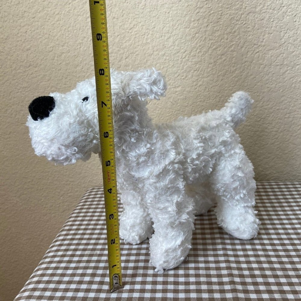 Herge Moulinsart TinTin Standing SNOWY-White Dog-Original Plush Toy 20 Cm (8'') - Picture 9 of 10